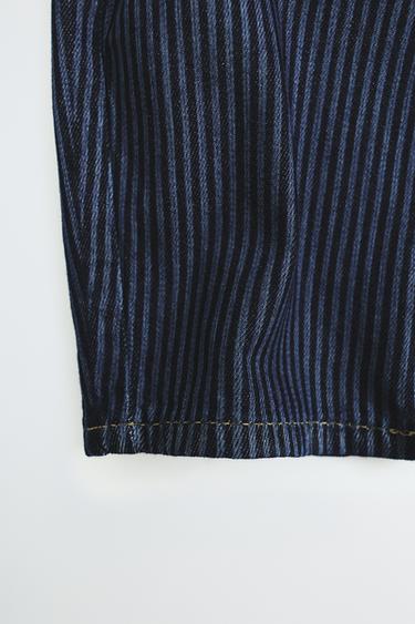 STRIPED LOOSE-WAIST JEANS - Stripes by Zara