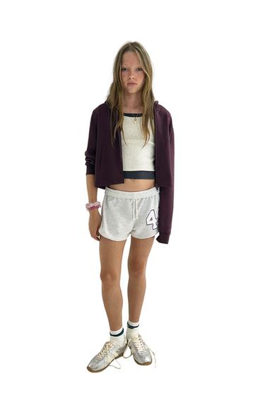 GYM HOODED JACKET - Aubergine by Zara