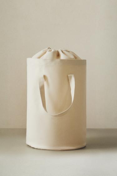 LAUNDRY BASKET - Light beige by Zara