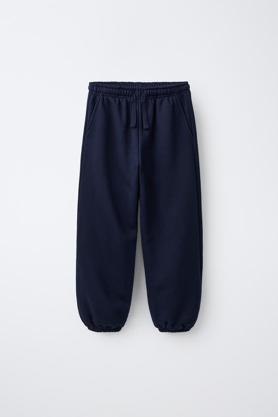 SWEATSHIRT JOGGING TROUSERS - Navy blue by Zara - Image 0