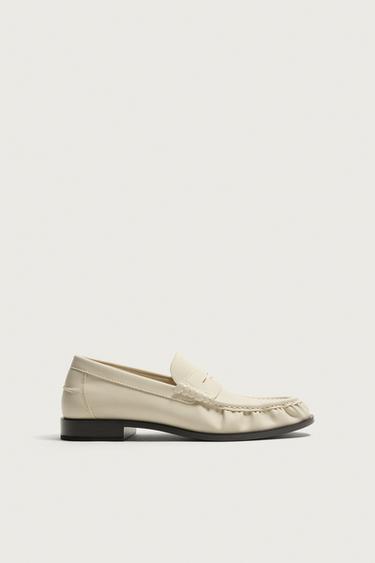 SMART PENNY LOAFERS - Creamy White by Zara