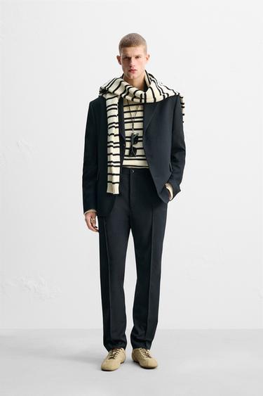 SUIT TROUSERS - LIMITED EDITION - Navy blue by Zara - Image 0
