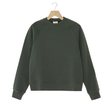 RELAXED FIT CREW NECK SWEATSHIRT - Mid-green by Zara