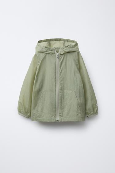 LIGHTWEIGHT FOLDAWAY WATER-REPELLENT WINDBREAKER - Light khaki by Zara - Image 0