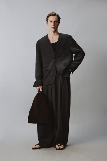 RELAXED FIT FLUID SUIT - M by Zara