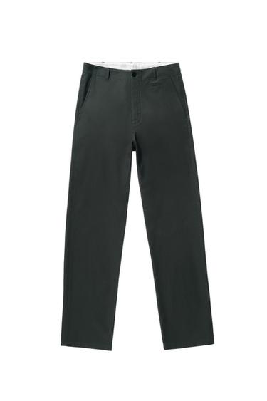 RELAXED FIT SUIT TROUSERS - Anthracite grey by Zara