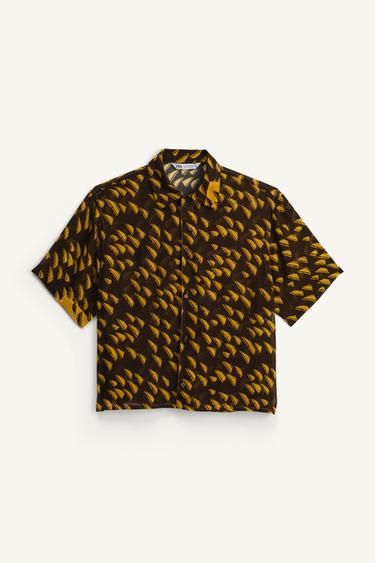 GEOMETRIC PRINT SHIRT - LIMITED EDITION - Printed by Zara