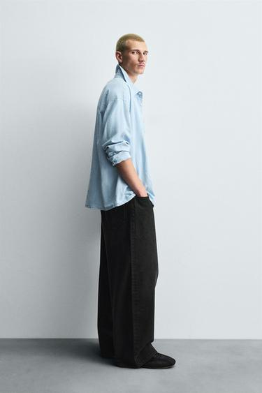 BAGGY FIT JEANS - Charcoal by Zara