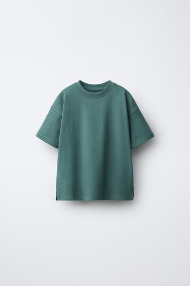BASIC T-SHIRT - Green by Zara - Image 0