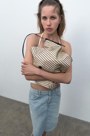 TOTE BAG WITH SHINY APPLIQUÉS - Pink by Zara