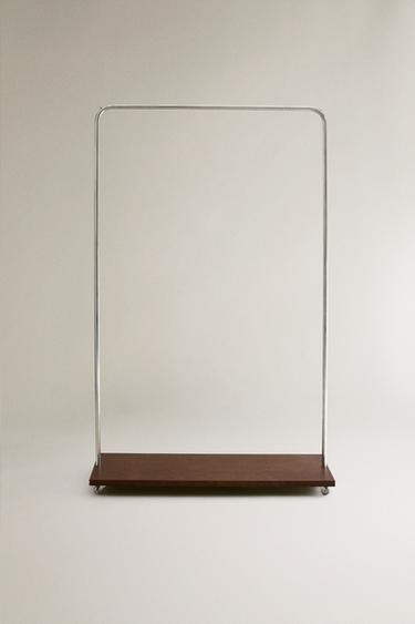 METAL AND WOOD RACK - Dark brown by Zara - Image 0