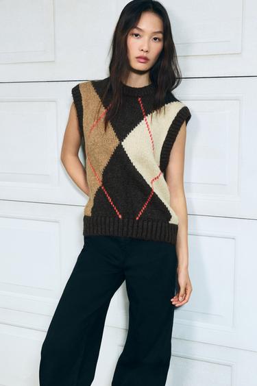 ZW COLLECTION HIGH-WAIST WIDE-LEG JEANS - Black by Zara