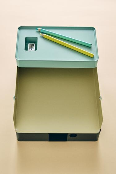 CHILDREN'S METAL DESK STORAGE ACCESSORY - Multicoloured by Zara