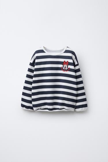 MINNIE MOUSE © DISNEY STRIPED T-SHIRT - Blue by Zara