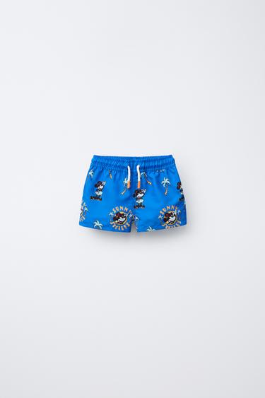 AGES 2-6/ MICKEY MOUSE © DISNEY SWIM BERMUDA SHORTS - Bluish by Zara - Image 0