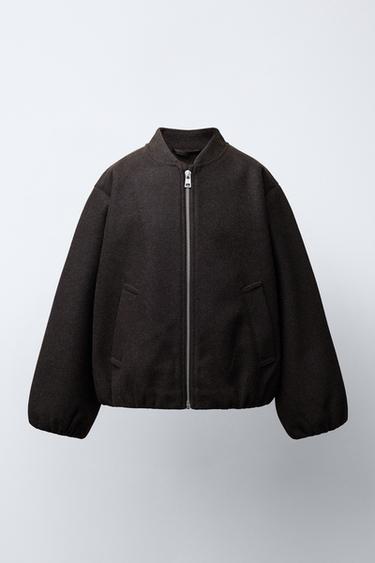SOFT BOMBER JACKET - Brown by Zara