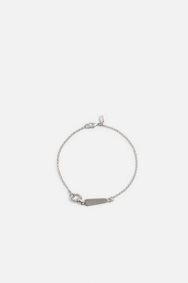 METAL CHAIN LINK BRACELET - Silver by Zara - Image 0