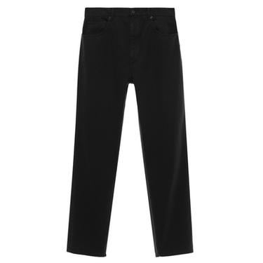 STRAIGHT ANKLE FIT JEANS - Black by Zara