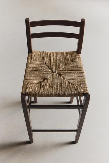 ASH BAR STOOL - Light beige by Zara