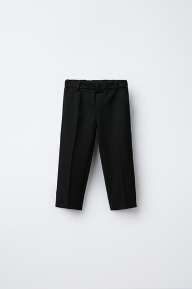 COMFORT SUIT TROUSERS - Black by Zara
