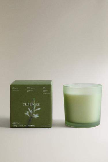(350 G) TUBEROSE SCENTED CANDLE - Purple by Zara