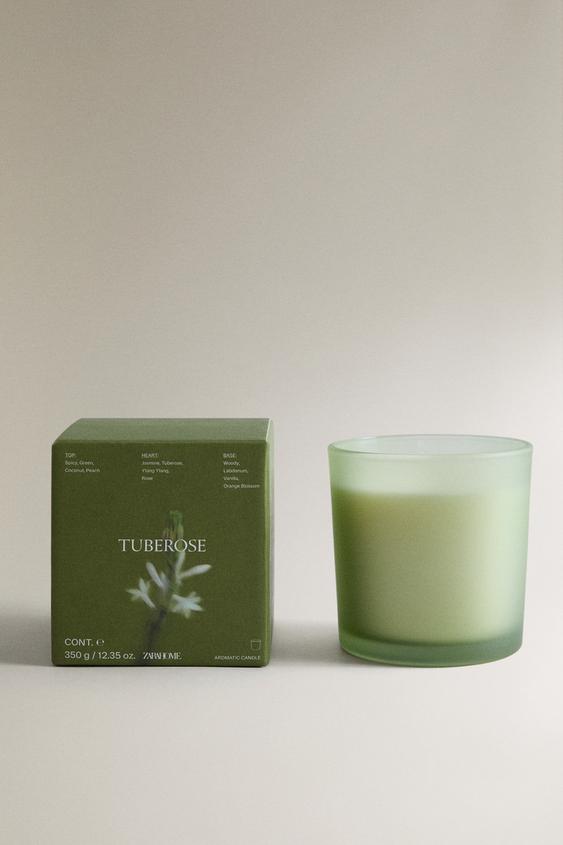 (350 G) TUBEROSE SCENTED CANDLE - Purple by Zara - Image 0