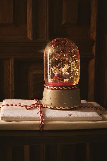 CHRISTMAS SNOW GLOBE WITH SPEAKER - Multicoloured by Zara