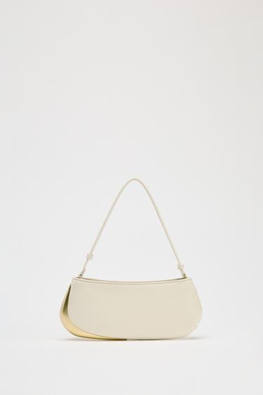 SHOULDER BAG WITH METAL DETAIL 50TH ANNIVERSARY - white by Zara - Image 0
