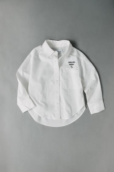 POPLIN SHIRT - White by Zara