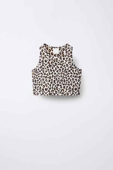ANIMAL PRINT TOP - Leopard by Zara