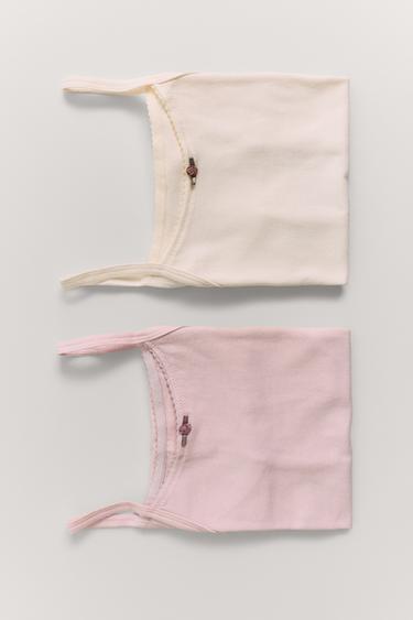 6-14 YEARS/ TWO-PACK OF FLORAL VEST TOPS - Multicoloured by Zara