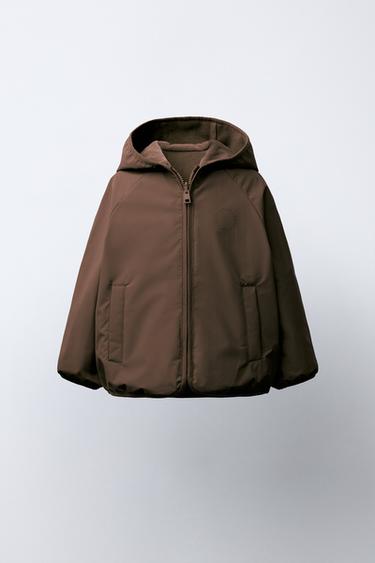 REVERSIBLE FLEECE JACKET - Brown by Zara