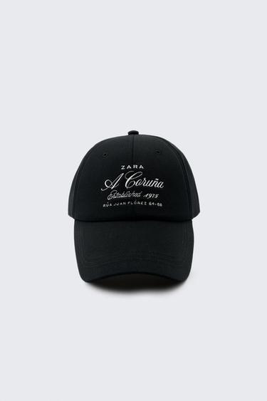 50TH ANNIVERSARY EMBROIDERY CAP - Black by Zara