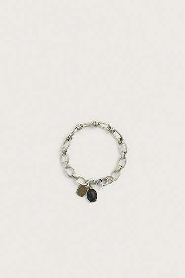 METAL CHARM BRACELET - Multicoloured by Zara