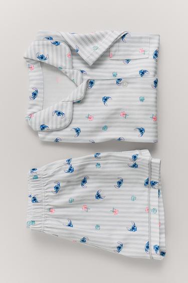 6-14 YEARS/ LILO & STITCH © DISNEY SHIRT PYJAMAS - Ecru by Zara