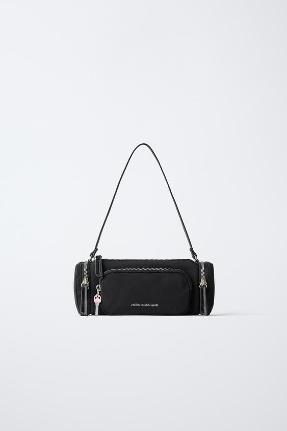 POCKET SHOULDER BAG - Black by Zara - Image 0