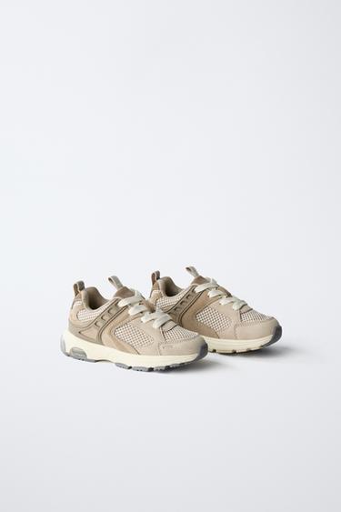 MULTI-PIECE TRAINERS - Sand Brown by Zara