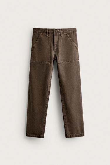 TANAKA NY TYO LTD.© 2026 STRAIGHT FIT POCKET JEANS - Brown by Zara