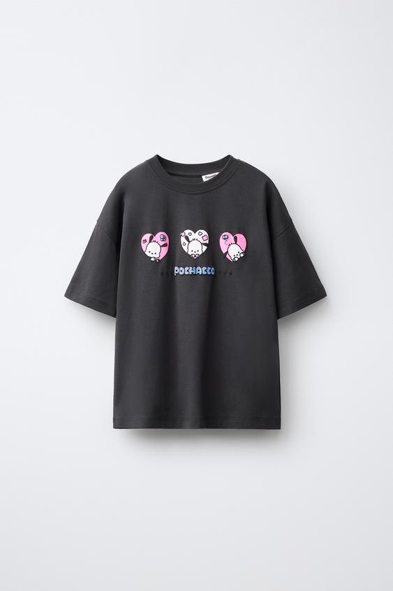 POCHACCO © SANRIO T-SHIRT - Anthracite grey by Zara - Image 0