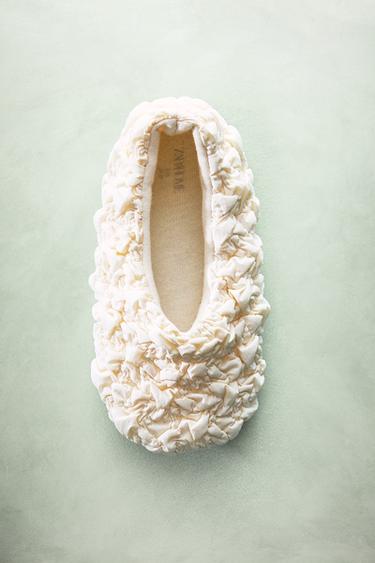 CHILDREN'S TEXTURED BALLERINAS - Blush by Zara