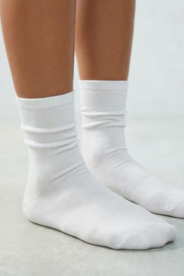 FOUR-PACK OF MID-CALF SOCKS - White by Zara