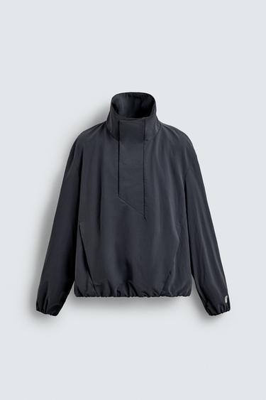 SR_A TECHNICAL POUCH POCKET JACKET - Charcoal grey by Zara