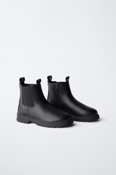 TRACK BOOTS - Black by Zara