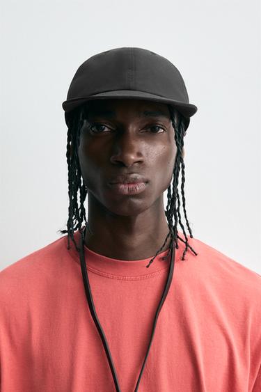 TECHNICAL FLAT PEAK CAP - Black by Zara - Image 0