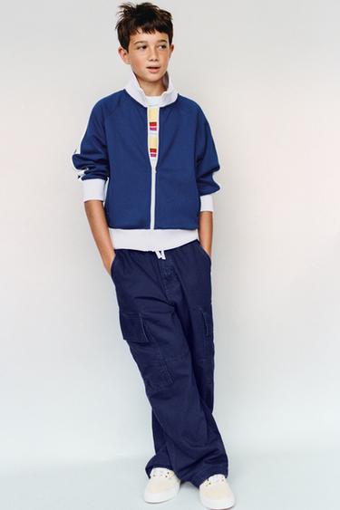 CARGO POCKET TROUSERS - Ink blue by Zara