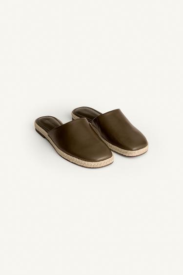 CMBND LTHR ML - Khaki Green by Zara
