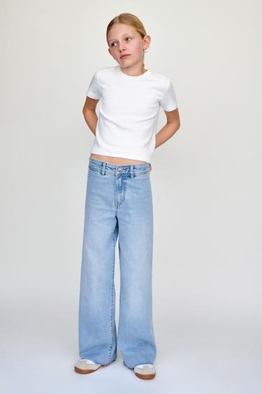 MARINE JEANS - Light blue by Zara