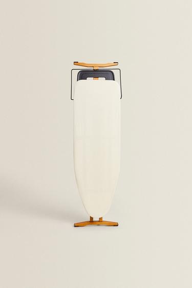 WOOD AND METAL IRONING BOARD - Ecru by Zara