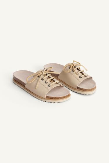 LTHR SNDLS 14 - Beige by Zara