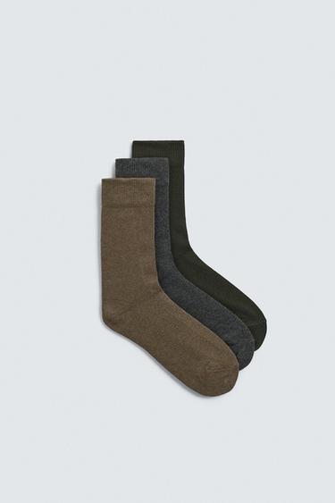 3-PACK OF TEXTURED SOCKS - various by Zara